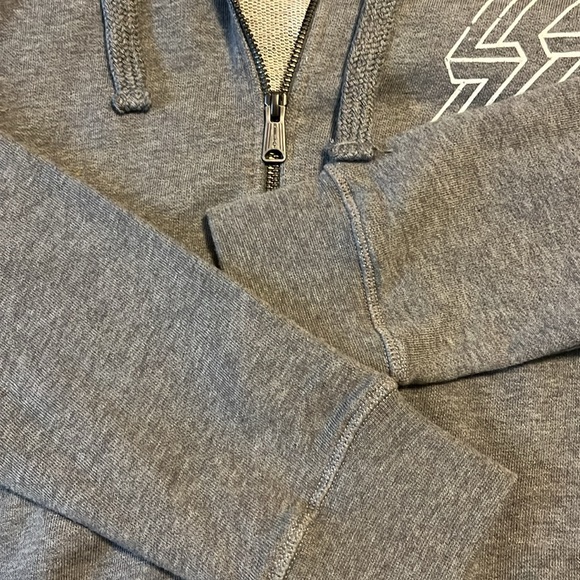 Replay men’s full zipper light grey hoodie in size M - Picture 7 of 10
